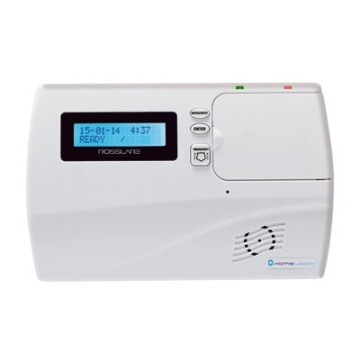 ROSSLARE SECURITY PRODUCTS - Panel de Alarma Inalámbrico con Teclado y Sirena Integrados, de 40 Zonas