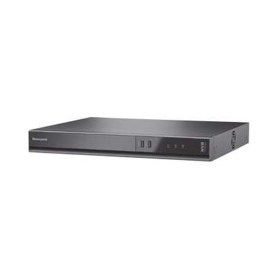 HONEYWELL - NVR 8 MP 4K / 16 Canales IP / 16 Puertos PoE+ / H.265 / 10 TB (Incluidos) / NDAA / ONVIF / Audio y Alarmas I/O / Soporta IA / Serie 35 / Honeywell Security
