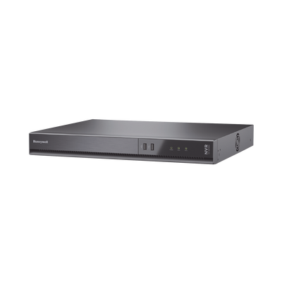 HONEYWELL - NVR 8 MP 4K / 16 Canales IP / 16 Puertos PoE+ / H.265 / 10 TB (Incluidos) / NDAA / ONVIF / Audio y Alarmas I/O / Soporta IA / Serie 35 / Honeywell Security