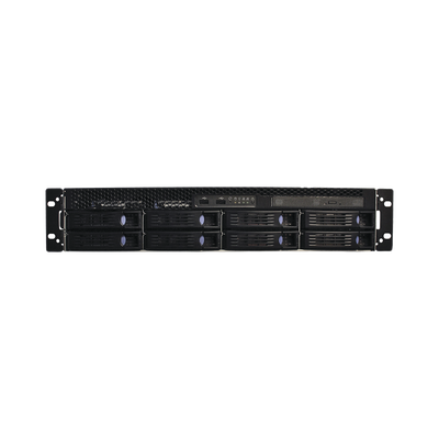 HONEYWELL - NVR MAXPRO PE (Professional Edition) 4K / 64 Canales IP / Windows 10 IoT Enterprise / 64 TB (Incluidos) / 2 U Rack / NDAA / ONVIF / H.265 / Fuente Redundante / RAID 1/5/6/10 / Honeywell Security