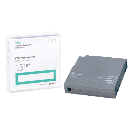 HP ENTERPRISE - Cartucho de Datos HPE LTO-7 Ultrium 15TB RW