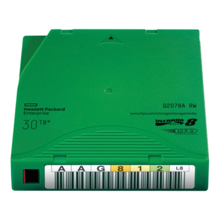 HP ENTERPRISE - Cartucho Datos HPE LTO-8 Ultrium 30 TB RW