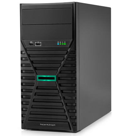 HP ENTERPRISE - Servidor HPE ProLiant ML30 Gen11 6325P 3.5GHz 4c 1P 1x32GB-U 4LFF-NHP 2x1TB SATA HDD 1x350W PS LA Server