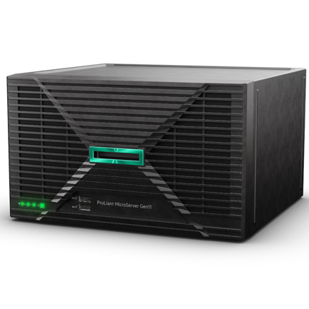 HP ENTERPRISE - Servidor HPE ProLiant MicroServer Gen11 6325P 3.5GHz 4c 1P 1x16GB-U 4LFF-NHP 2x1TB HDD 1x180W PS LA Server