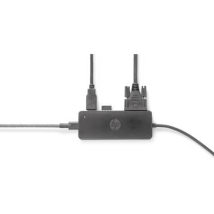 HEWLETT PACKARD - Adaptador HP USB-C Travel Hub G2 Color Negro