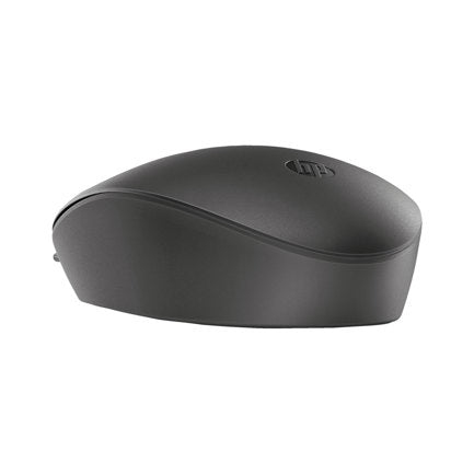 HEWLETT PACKARD - Mouse HP 125 Alámbrico USB Negro Sensor Óptico 1200 DPI 3 Botones Cable 1.8 m Compatible Con Windows