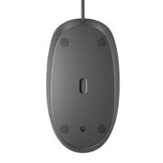 HEWLETT PACKARD - Mouse HP 125 Alámbrico USB Negro Sensor Óptico 1200 DPI 3 Botones Cable 1.8 m Compatible Con Windows