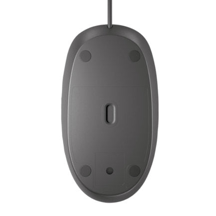 HEWLETT PACKARD - Mouse HP 125 Alámbrico USB Negro Sensor Óptico 1200 DPI 3 Botones Cable 1.8 m Compatible Con Windows