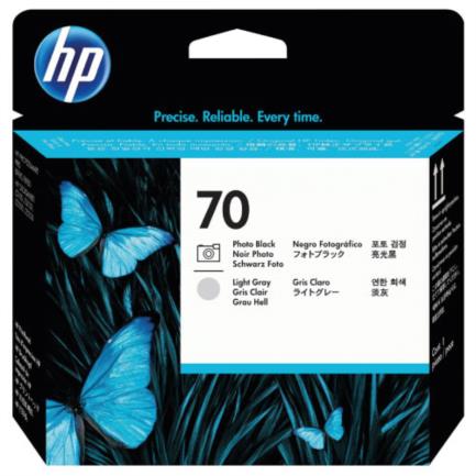 HEWLETT PACKARD - Cabezal HP LF de Impresión 70 LT Photo Color Negro-Gris