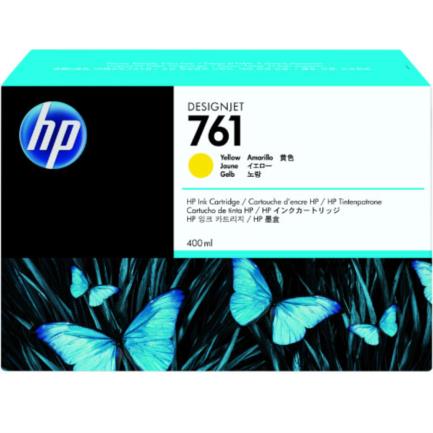 HEWLETT PACKARD - Tinta HP LF 761 Amarillo T7100 DesignJet 400ML