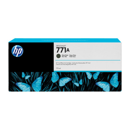 HEWLETT PACKARD - Tinta HP LF Negro Mate DesignJet 771A