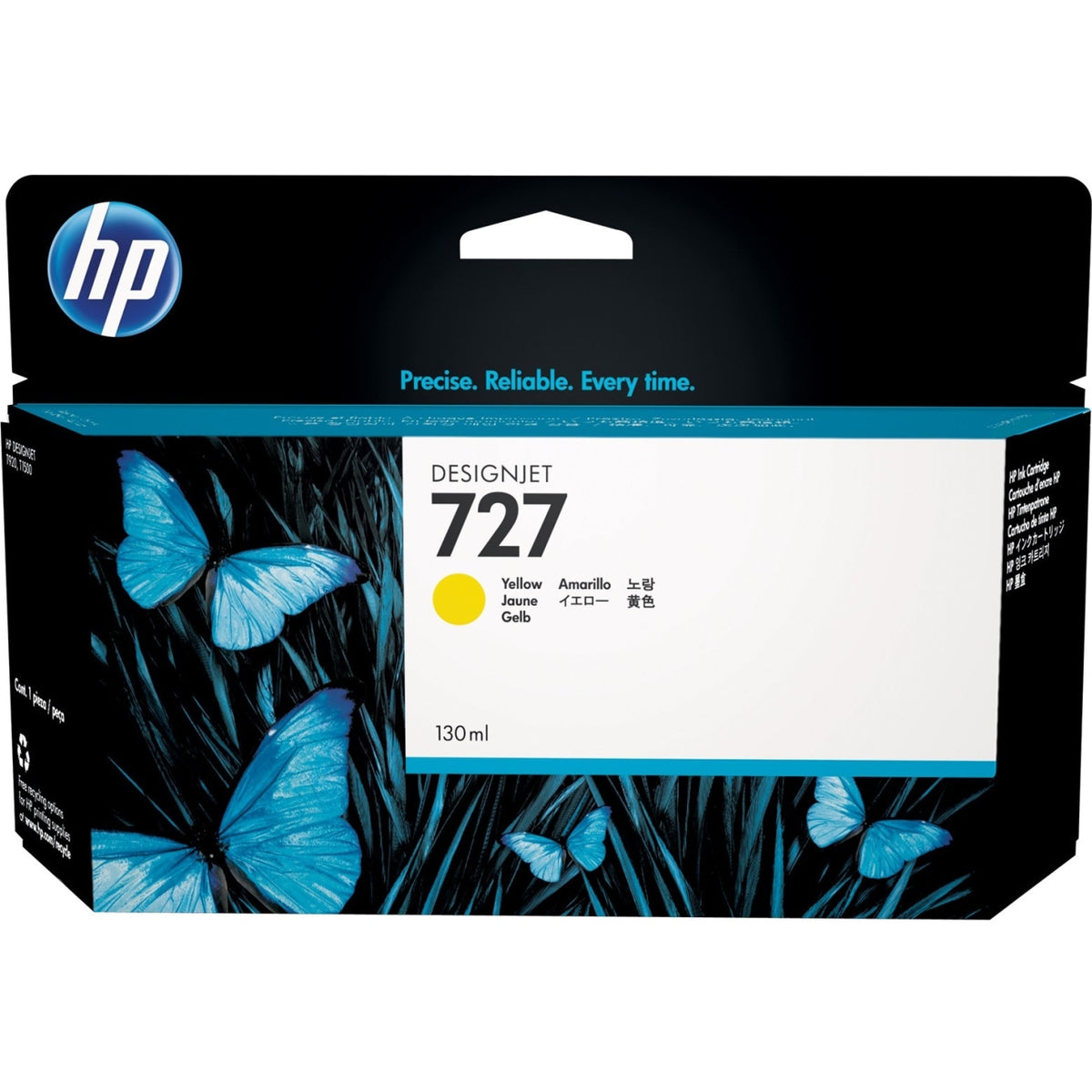 HEWLETT PACKARD - Tinta HP LF 727 DesignJet Amarillo 300ML