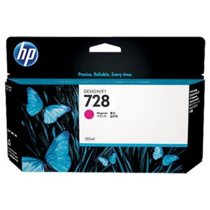 HEWLETT PACKARD - Tinta HP LF 728 DesignJet Magenta 130ML