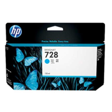 HEWLETT PACKARD - Tinta HP LF 728 DesignJet Cyan 300ML