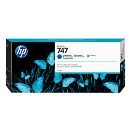 HEWLETT PACKARD - Tinta HP LF 747 Azul Cromatico 300 ML