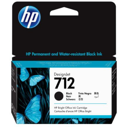 HEWLETT PACKARD - Tinta HP LF DesignJet 712 38ml Color Negro