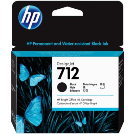 HEWLETT PACKARD - Tinta HP LF DesignJet 712 80ml Color Negro