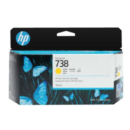 HEWLETT PACKARD - Tinta HP DesignJet 738 130ml Color Amarillo
