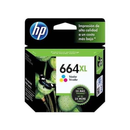HEWLETT PACKARD - Tinta HP 664XL Tricolor Alto Rendimiento