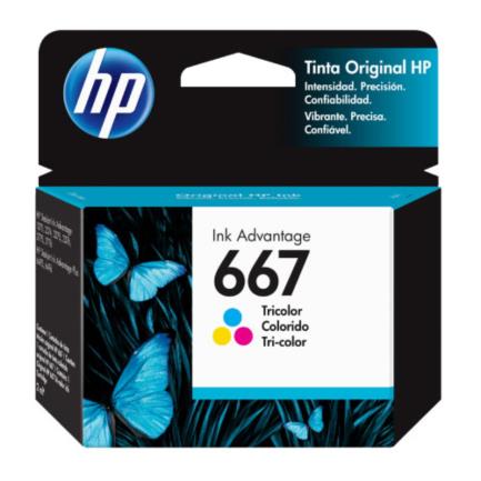 HEWLETT PACKARD - Tinta HP Original Ink Advantage 667 Tricolor