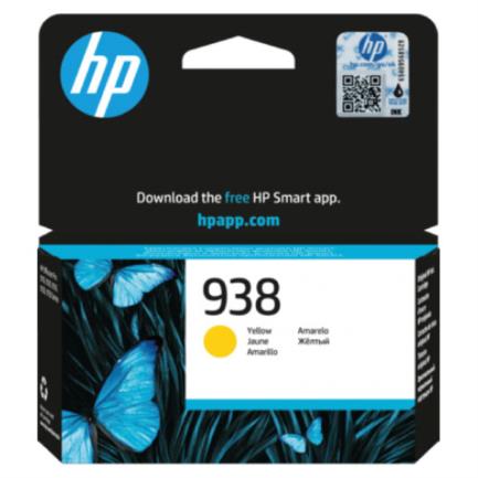 HEWLETT PACKARD - Tinta HP Original 938 Rendimiento 800 Páginas Color Amarillo