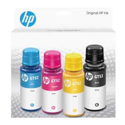 HEWLETT PACKARD - Botella de Tintas HP GT53/GT52 Combo 4-PACK