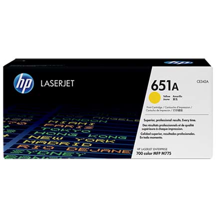 HEWLETT PACKARD - Toner HP 651A Amarillo