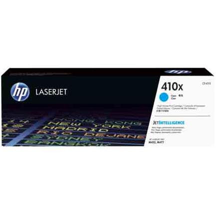 HEWLETT PACKARD - Toner HP LaserJet 410X Cian Alto Rendimiento