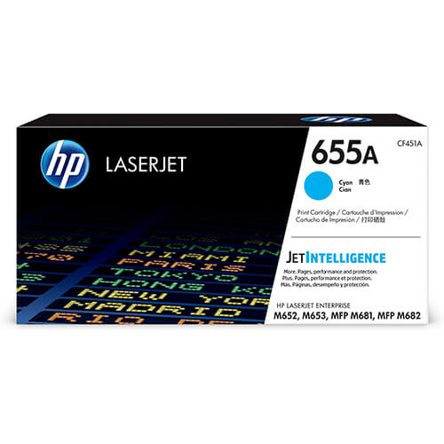 HEWLETT PACKARD - Toner HP LaserJet 655A Cian