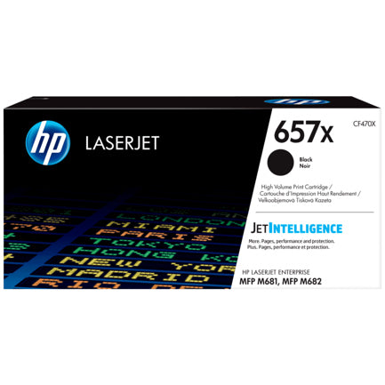 HEWLETT PACKARD - Toner HP LaserJet 657X Negro Alto Rendimiento