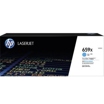 HEWLETT PACKARD - Tóner HP LaserJet 659X Alto Rendimiento Color Cian