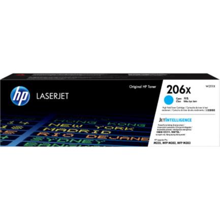 HEWLETT PACKARD - Toner HP LaserJet 206X Color Cian.
