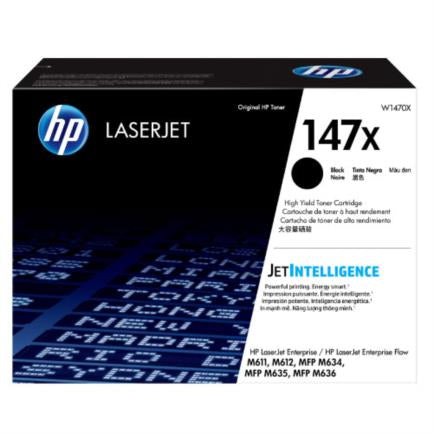 HEWLETT PACKARD - Tóner HP LaserJet 147X Alto Rendimiento 25.2K Páginas Color Negro