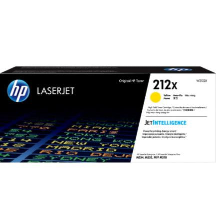 HEWLETT PACKARD - Tóner HP LaserJet 212X Alto Rendimiento Color Amarillo