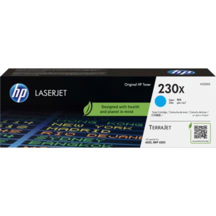 HEWLETT PACKARD - Tóner HP LaserJet 230X Color Cian