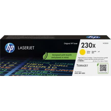 HEWLETT PACKARD - Tóner HP LaserJet 230X Color Amarillo