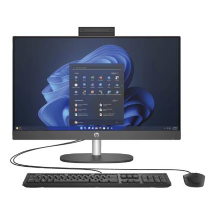 HEWLETT PACKARD - All in One HP ProOne 245 G10 23.8" IPS FHD AMD Ryzen 7 7730U 8GB 512GB Gráficos Radeon W11 Home Color Negro 1Y Wi-Fi 6