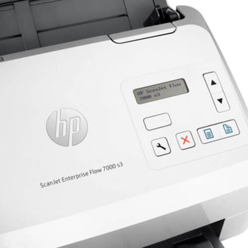 HEWLETT PACKARD - Escáner HP ScanJet Enterprise Flow 7000 s3 Resolución 600 dpi