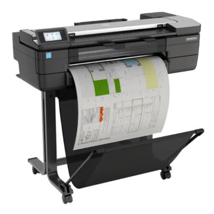 HEWLETT PACKARD - Plotter HP DesignJet T830 24" Multifunción Inyección Térmica de Tinta Resolución 2400x1200 dpi Producto Frágil Revisar C