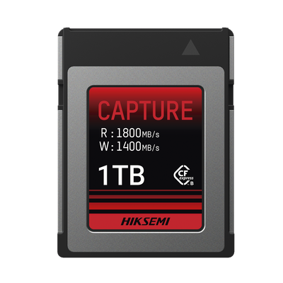 HIKSEMI BY HIKVISION - Memoria CFexpress tipo B / Clase 10 de 1 TB  / Especializada para Cámaras de Fotografía y Video  / 1800 MB/s Lectura / 1600 MB/s Escritura