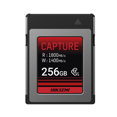 HIKSEMI BY HIKVISION - Memoria CFexpress tipo B / Clase 10 de 256 GB / Especializada para Cámaras de Fotografía y Video  / 1800 MB/s Lectura / 1400 MB/s Escritura