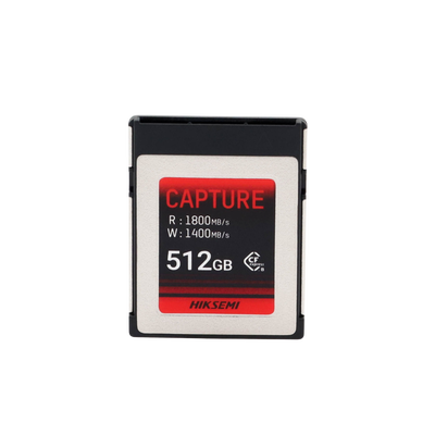 HIKSEMI BY HIKVISION - Memoria CFexpress tipo B / Clase 10 de 512 GB / Especializada para Cámaras de Fotografía y Video  / 1800 MB/s Lectura / 1700 MB/s Escritura