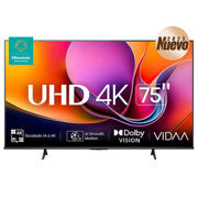 HISENSE - Televisor Hisense 75" A65NV UHD 4K VIDAA 75A65NV
