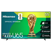 HISENSE - Televisor Hisense 55" U65QFM 4K Mini-LED Smart Fire TV
