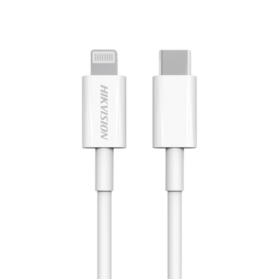 HIKVISION - Cable USB-C a Lightning / MFi Certificado / 1 Metro (3.28 Pies) / Ideal para iPhone, iPad y iPod / Carga Rápida 3 Amp / Carga y Sincronización de Datos / 480 Mbps / 60 Watts