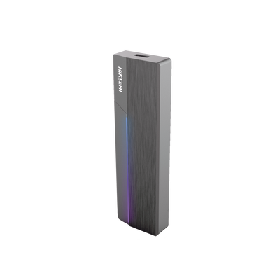 HIKSEMI BY HIKVISION - Carcasa para SSD M.2 y SATA (Enclosure) / Conector USB-C / ASUS Aura RGB SYNC  / Hasta 10 Gbps / Tamaños: 2242, 2260 y 2280