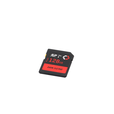 HIKSEMI BY HIKVISION - Memoria SD / Clase 10 de 128 GB / Especializada Para Drones Comerciales, Cámaras de Fotografía y Video  / 180 MB/s Lectura / 150 MB/s Escritura