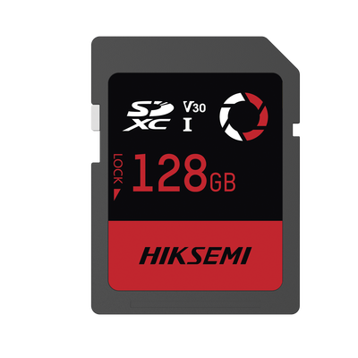 HIKSEMI BY HIKVISION - Memoria SD / Clase 10 de 128 GB / Especializada Para Drones Comerciales, Cámaras de Fotografía y Video  / 180 MB/s Lectura / 150 MB/s Escritura