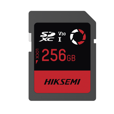 HIKSEMI BY HIKVISION - Memoria SD / Clase 10 de 256 GB / Especializada Para Drones Comerciales, Cámaras de Fotografía y Video  / 180 MB/s Lectura / 150 MB/s Escritura