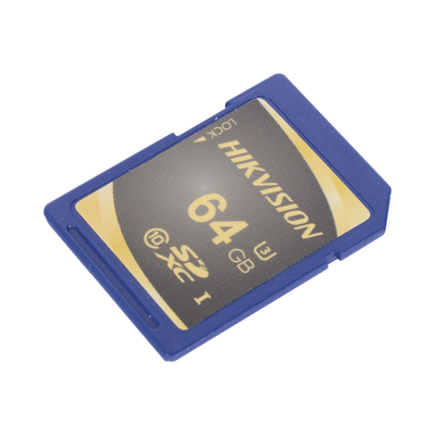HIKVISION - Memoria SD Clase 10 de 64 GB / Especializada Para Videovigilancia